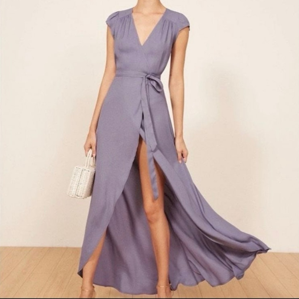 Chamomile Reformation Wrap dress